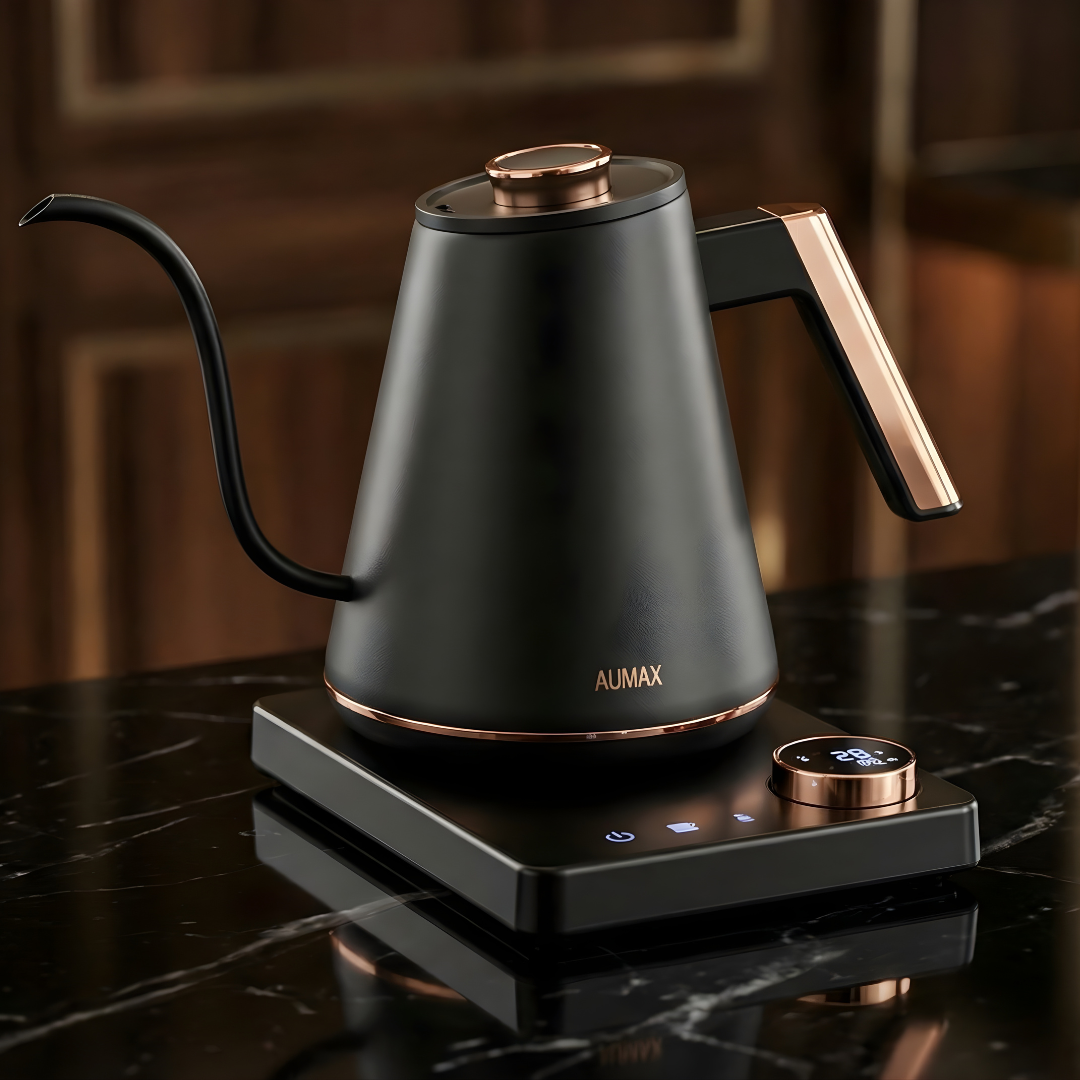 Pava Eléctrica Digital AUMAX Atila | Black Rose Edition | 1 Litro