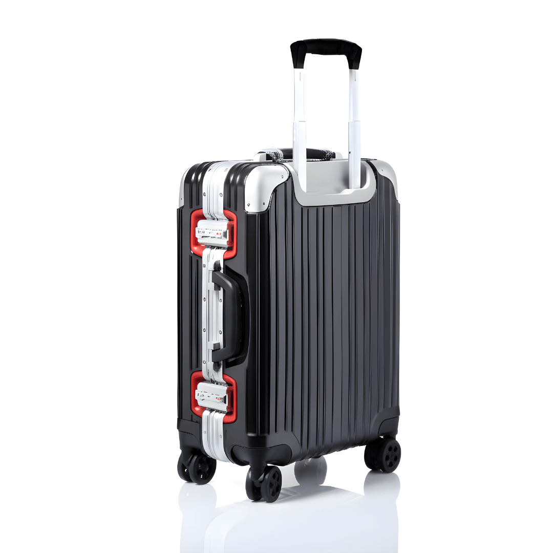 VALIJA MAGNA BLACK / RED EDITION CARRY ON 20"  TSA AUMAX