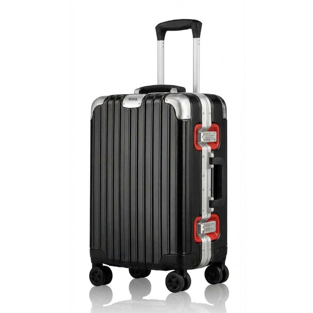 VALIJA MAGNA BLACK / RED EDITION CARRY ON 20"  TSA AUMAX