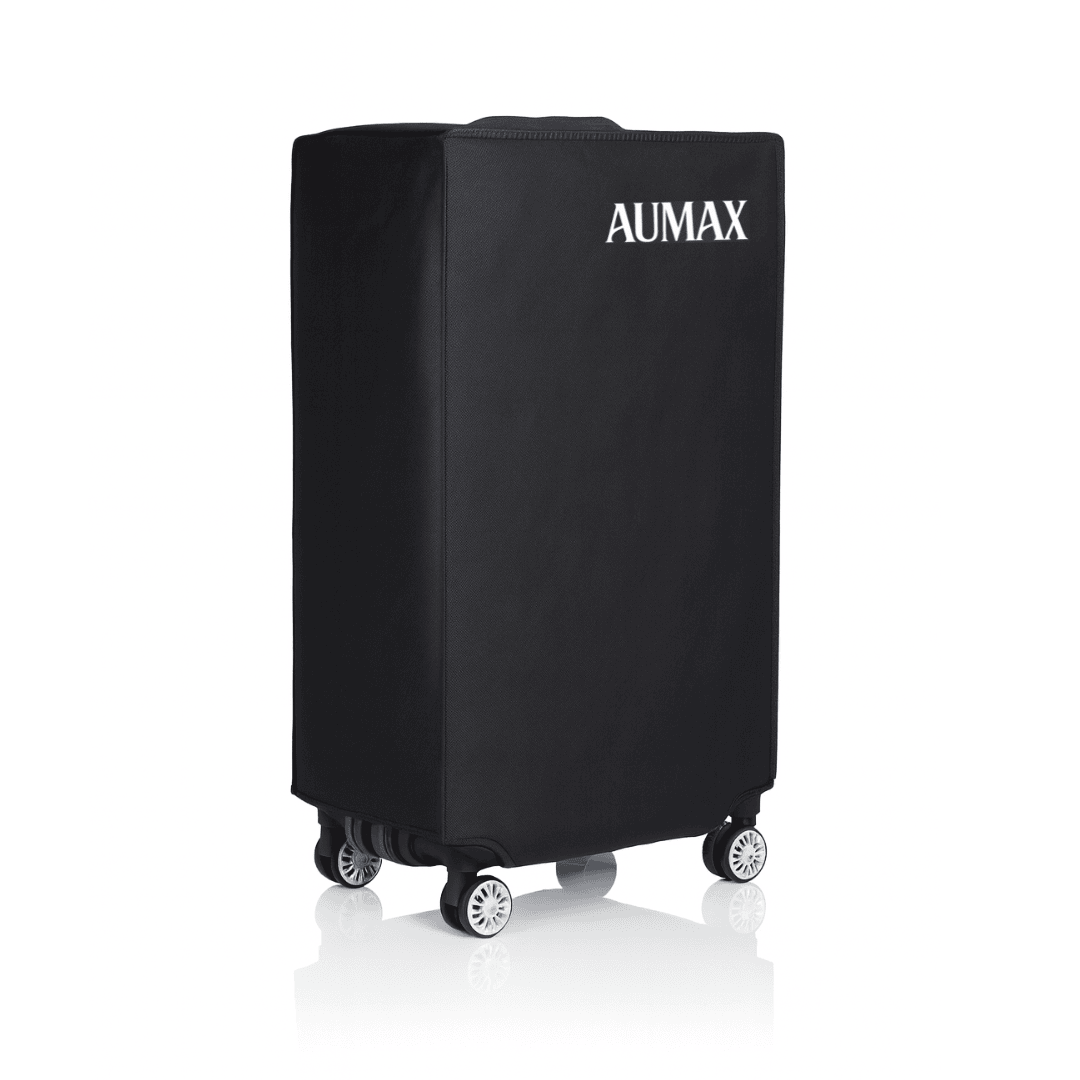 VALIJA LUXOR BLACK / SILVER MEDIANA 24" ABS+PC-4013G TSA AUMAX