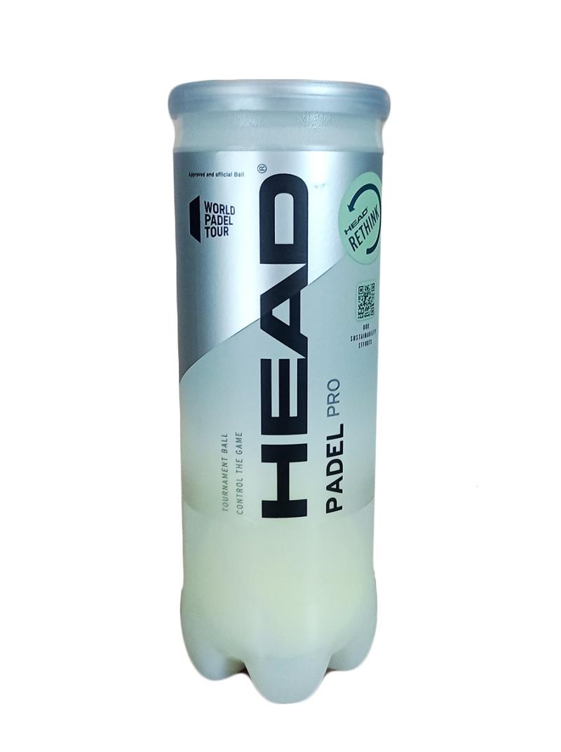 Pelota Head Padel Pro tubo x 3 unidades
