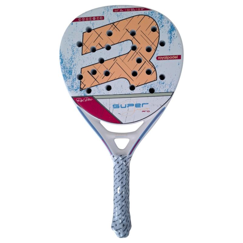 Paleta de padel Royal Super Junior Pro White