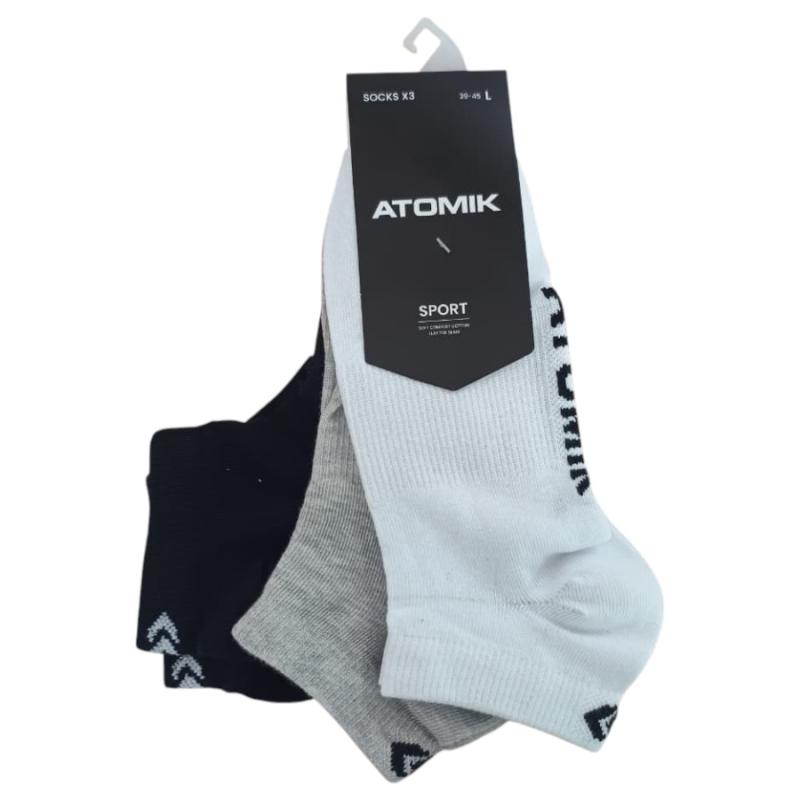 Soquetes Atomik Tripack Basico