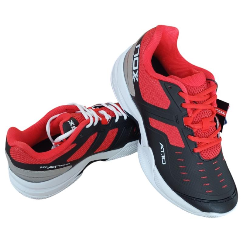 Zapatillas Nox AT10 Pro negro/rojo