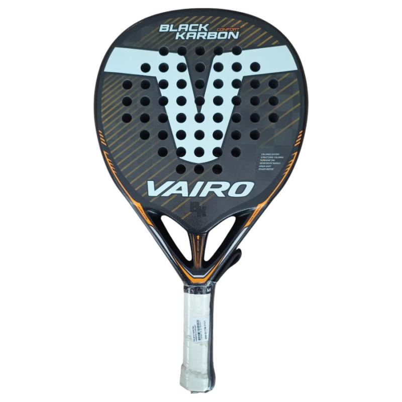 Paleta de padel Vairo Black Karbon Confort