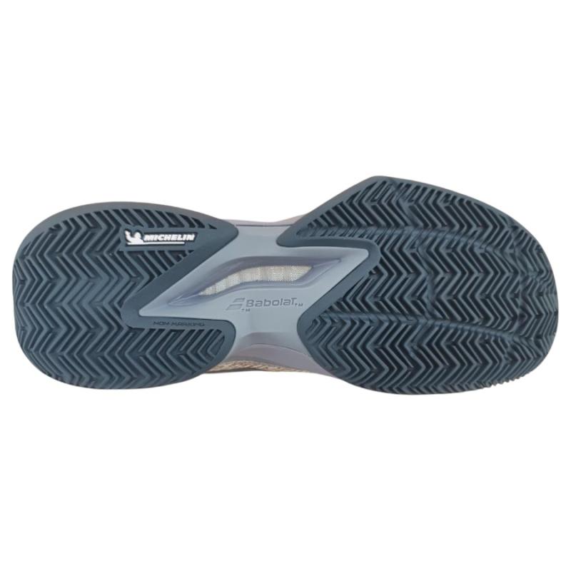 Zapatilla Babolat Jet Mach 3 Clay White-Dark Grey
