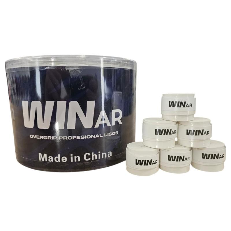 Cubregrips WinAr blancos lisos caram. x 60 u.