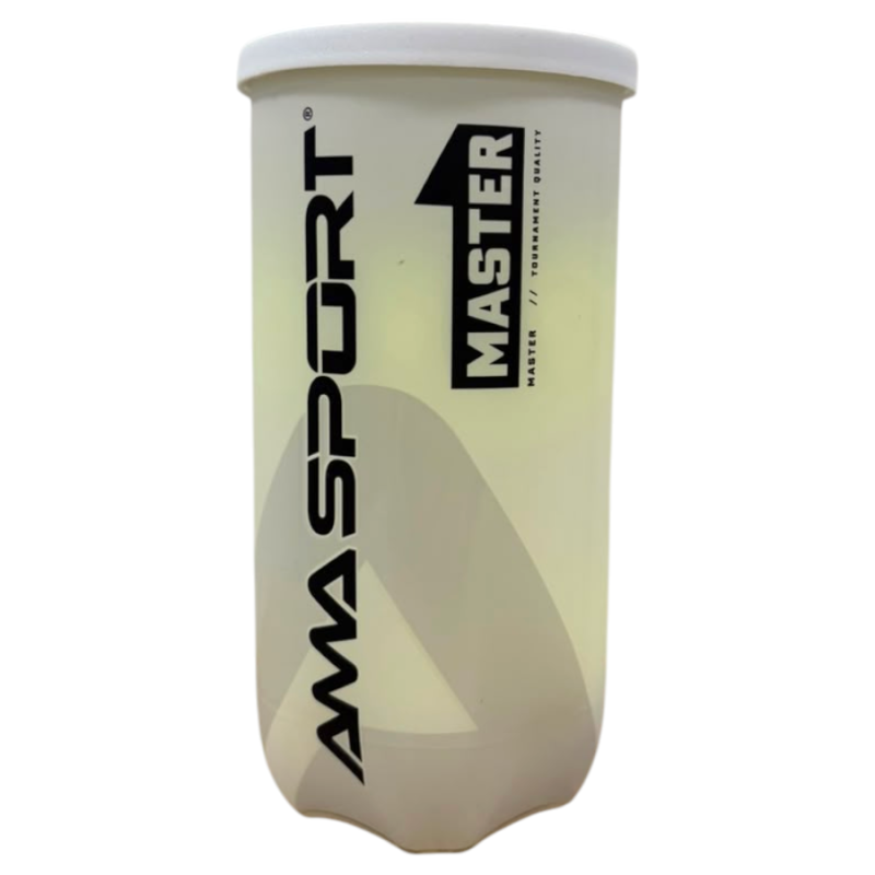Pelota de padel Amasport Master tubo x2 unidades