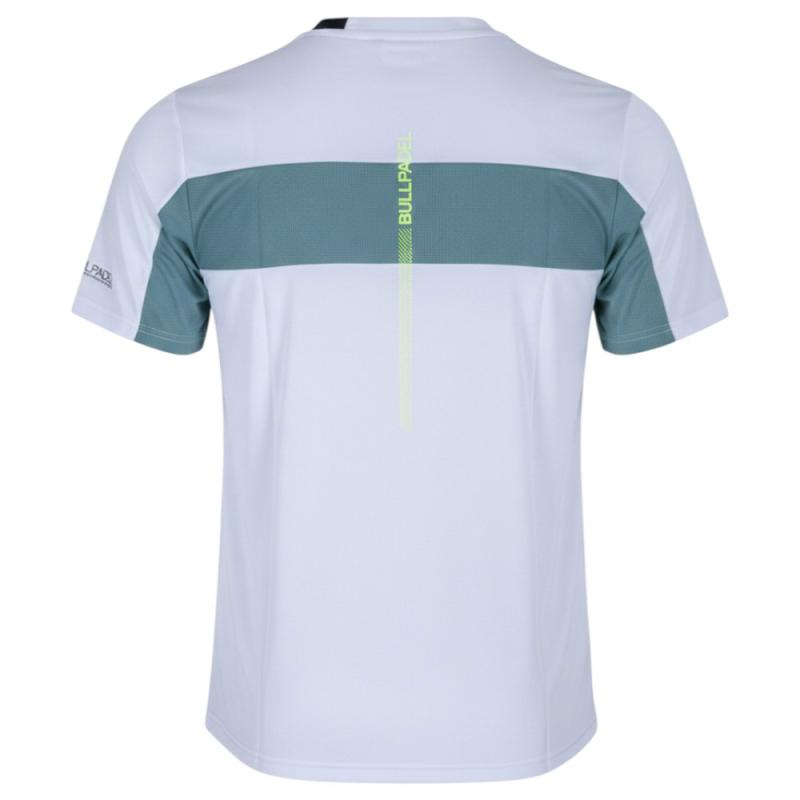 Remera Bullpadel Libio Blanco caballero