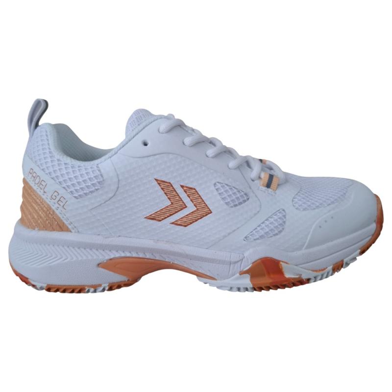 Zapatilla Atomik Padel Legend Blanco/Salmon dama