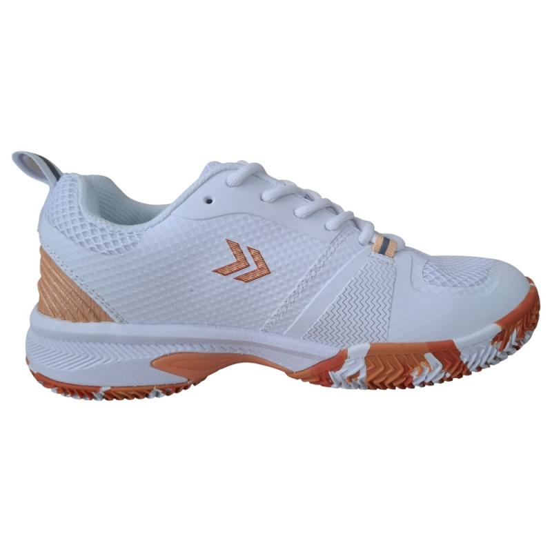 Zapatilla Atomik Padel Legend Blanco/Salmon dama