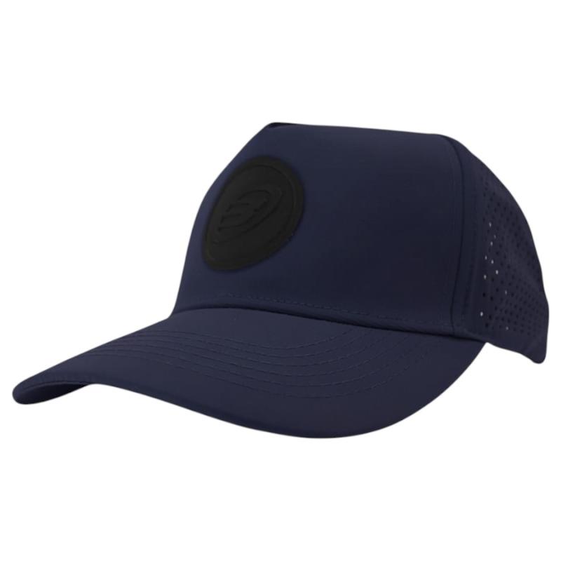 Gorra Bullpadel Azul parche negro
