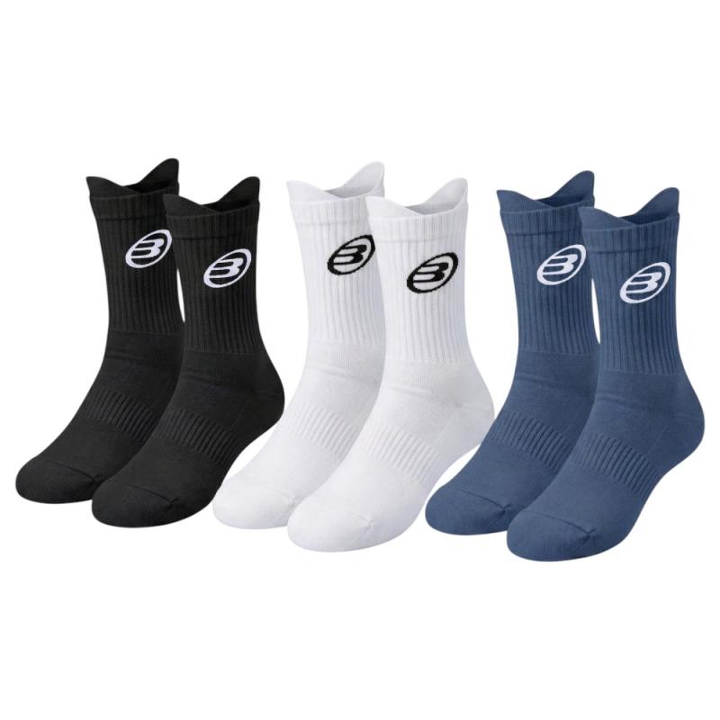 Medias Bullpadel Unisex doble lengüeta caña media