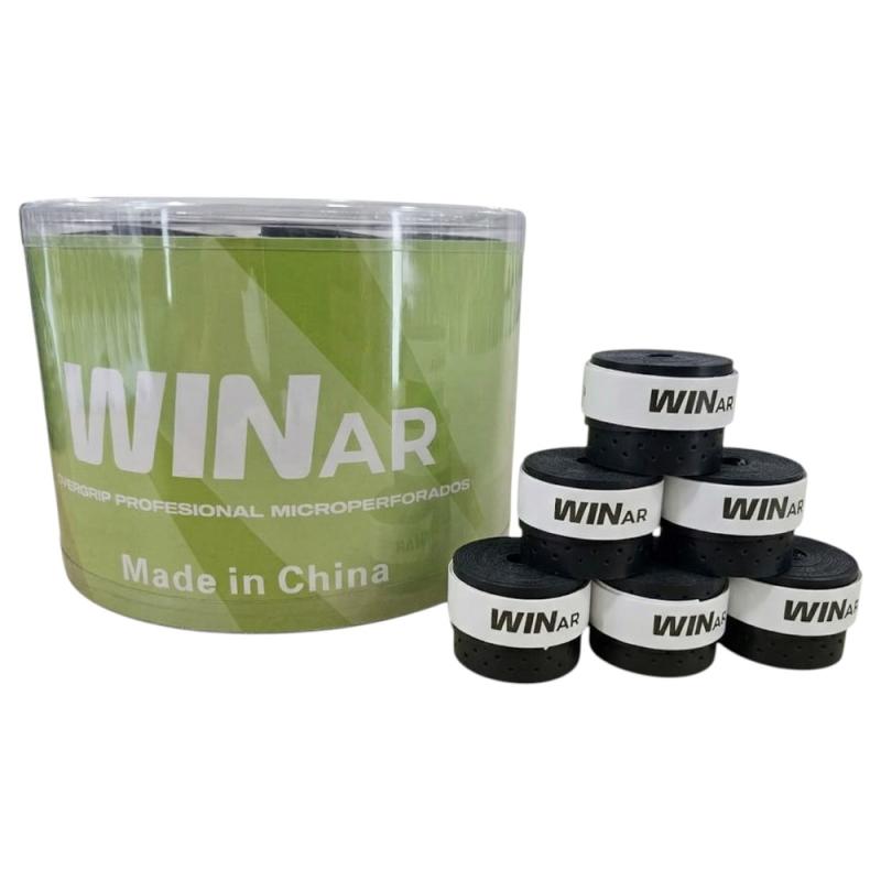 Cubregrips WinAr negros Perforados caram. x 60 u.