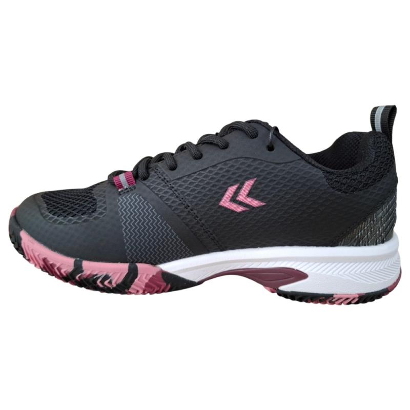 Zapatilla Atomik Padel Legend Negro/Fucsia dama