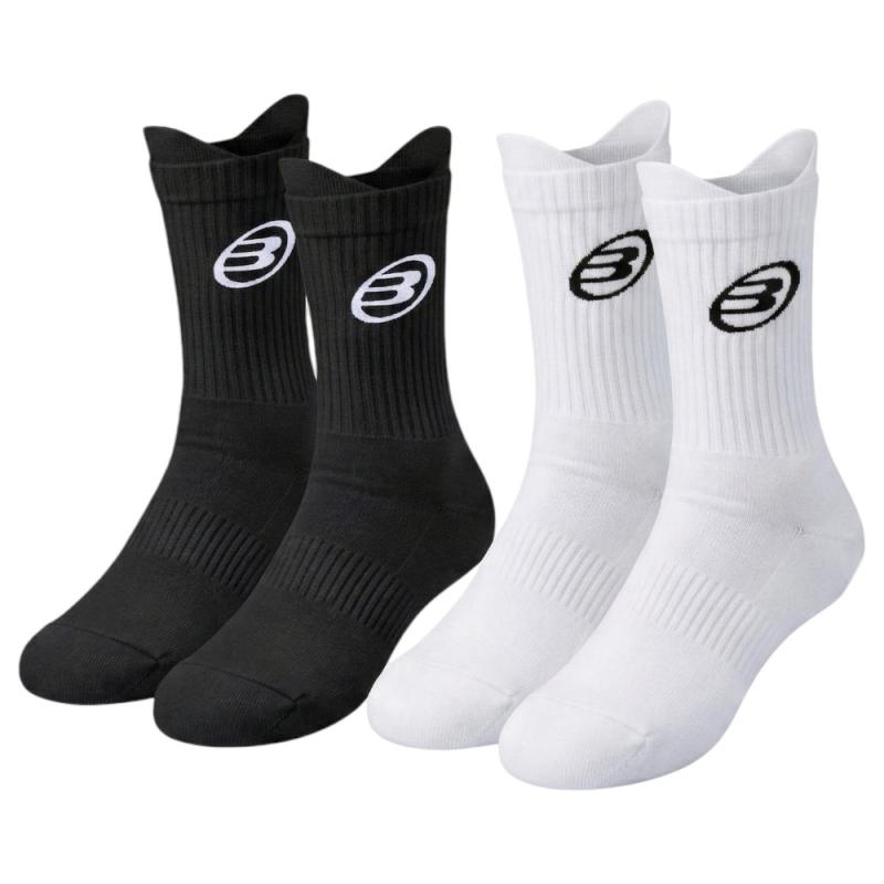 Medias Bullpadel Doble Lengueta Caña Media Unisex Pack x2