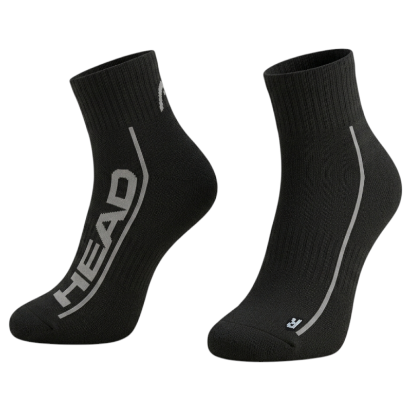 Media Head Tennis 2P Stripe Quarter dama