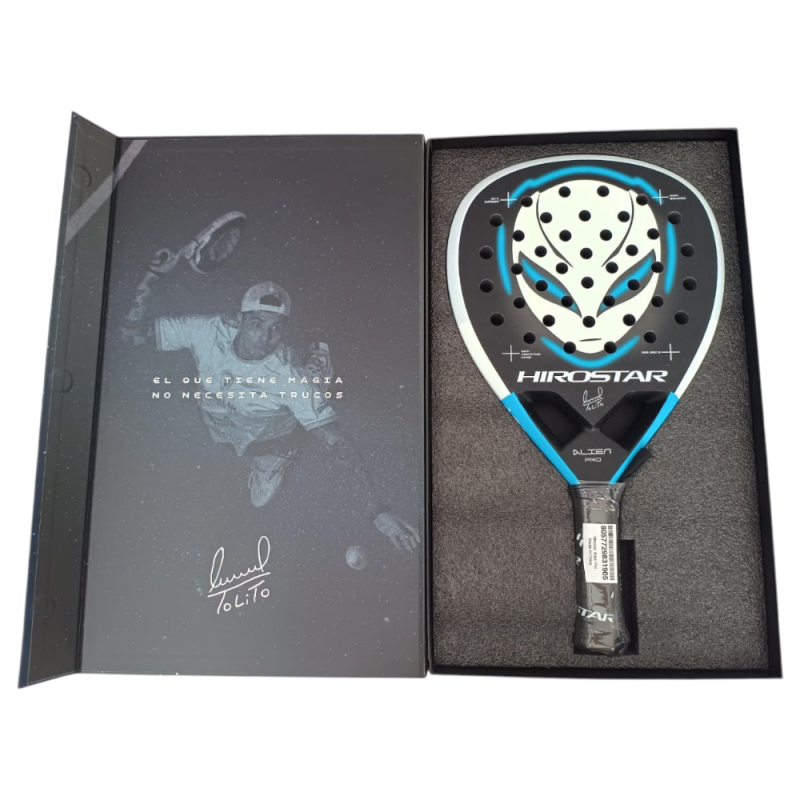 Paleta de padel Hirostar Alien Pro 26 - Tolito Aguirre