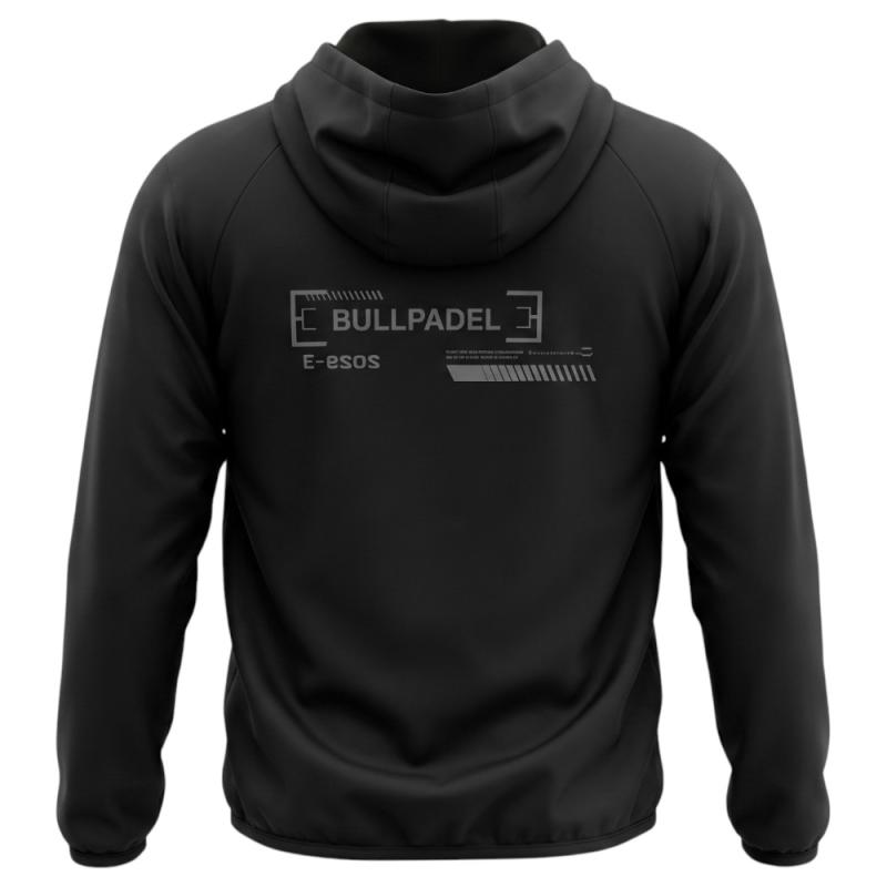 Campera Bullpadel Buces Reversible Negro/Piedra caballero