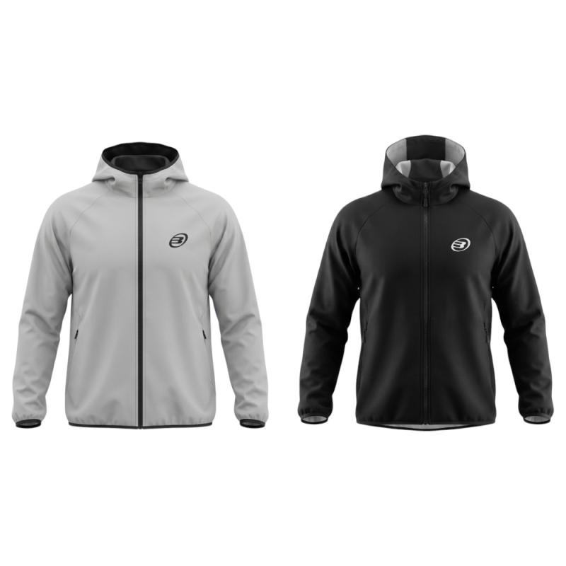 Campera Bullpadel Buces Reversible Negro/Piedra caballero