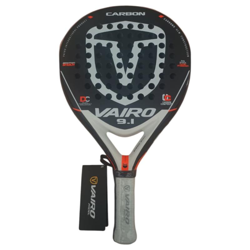 Paleta de padel Vairo Carbon 9.1 White