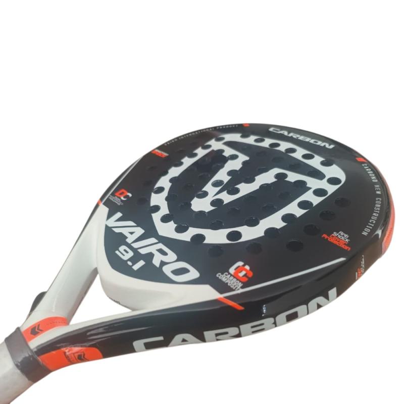 Paleta de padel Vairo Carbon 9.1 White