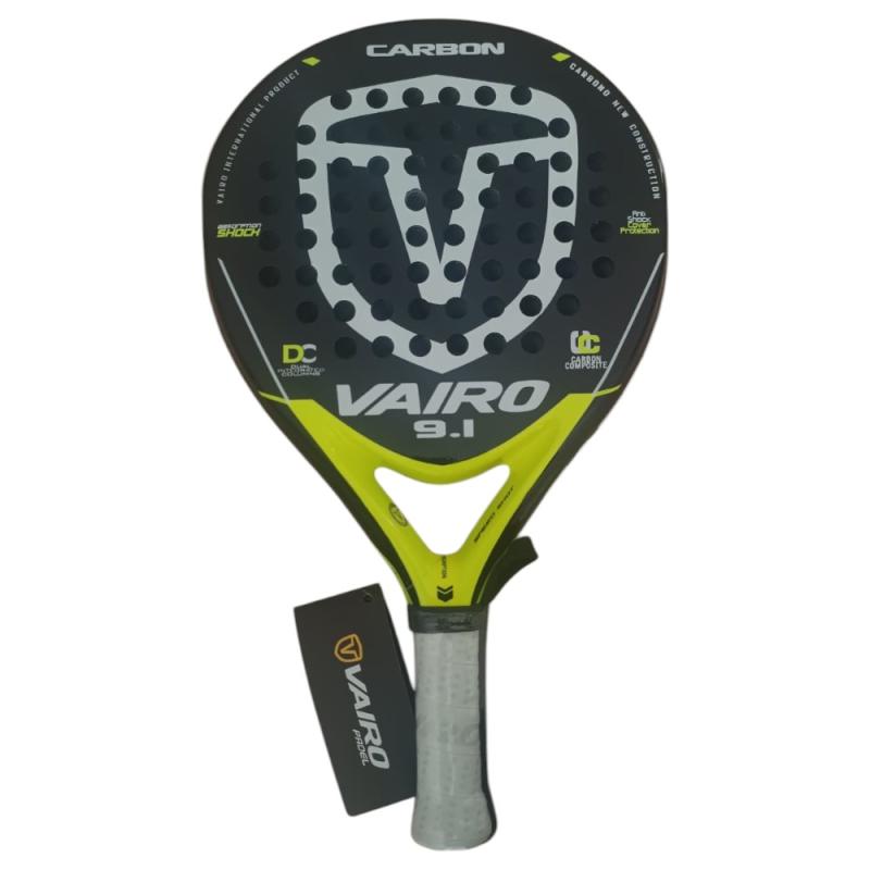 Paleta de padel Vairo Carbon 9.1 Yellow