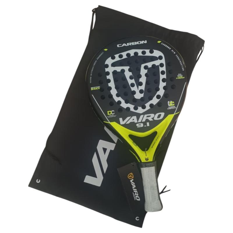 Paleta de padel Vairo Carbon 9.1 Yellow