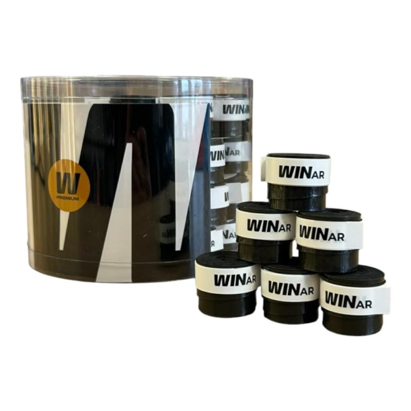 Cubregrips WinAr Premium Lisos negro caram. x 60 u.