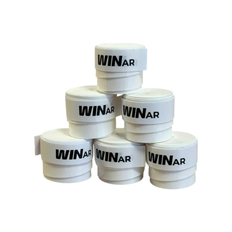 Cubregrips WinAr Premium lisos blancos x unidad