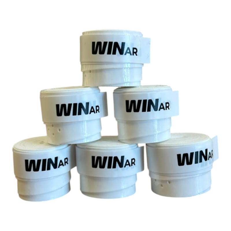 Cubregrips WinAr Premium perforados blancos x unidad