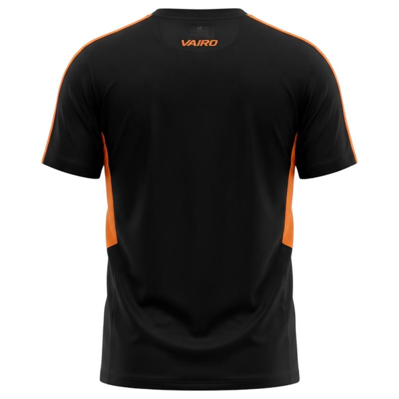 Remera Vairo One Man Negro/Rojo