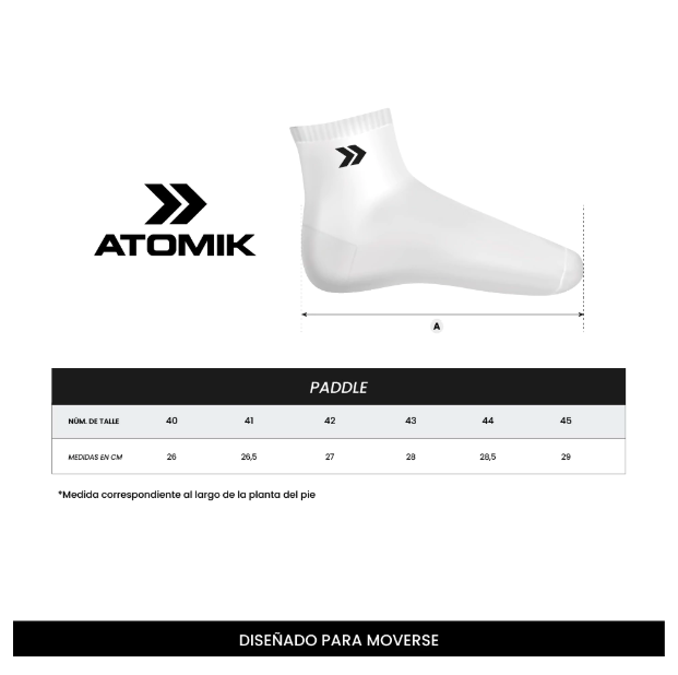 Zapatilla Atomik Padel Legend Negro/Caramelo caballero