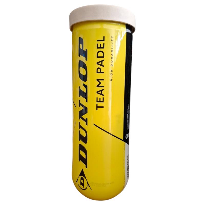 Pelota Dunlop Team Padel tubo x 3 unidades