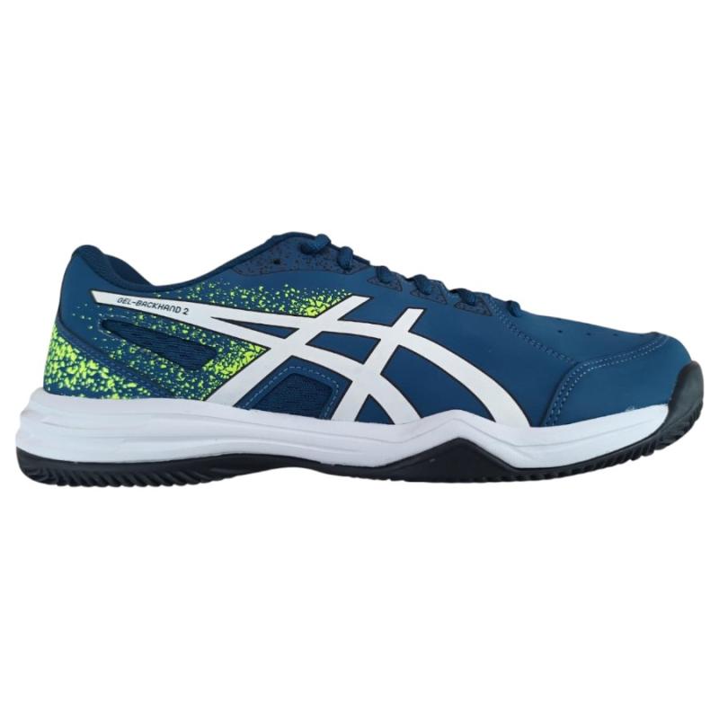Zapatillas Asics Gel-Backhand 2 Clay Mako Blue-White caballero
