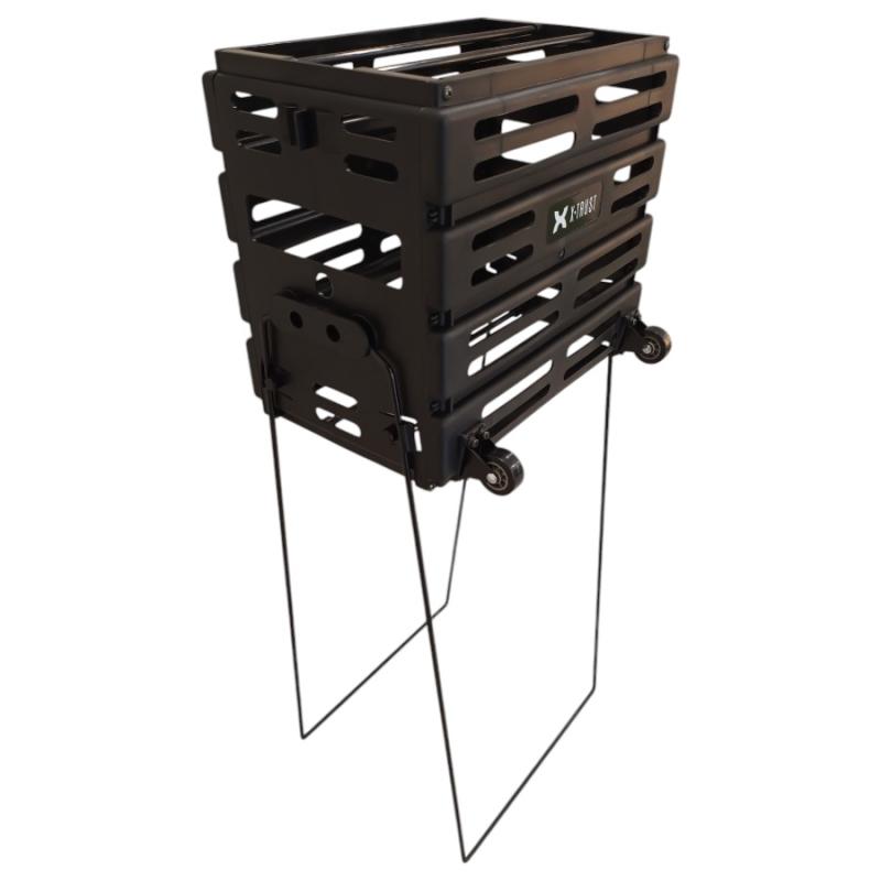 Canasto carrito recolector X-Trust para 70 pelotas