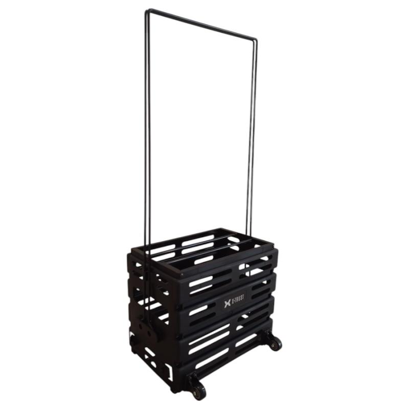 Canasto carrito recolector X-Trust para 70 pelotas