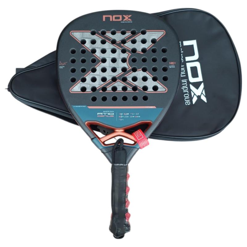 Pala de padel Nox AT10 Genius Attack 18K 2025 - Agustin Tapia
