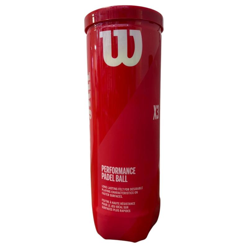 Pelota Wilson Padel tubo x 3 unidades