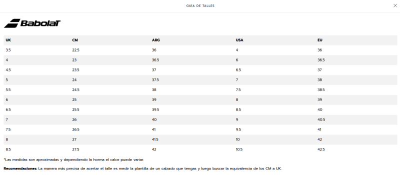 Zapatilla Babolat Jet Mach 3 Clay Mujer