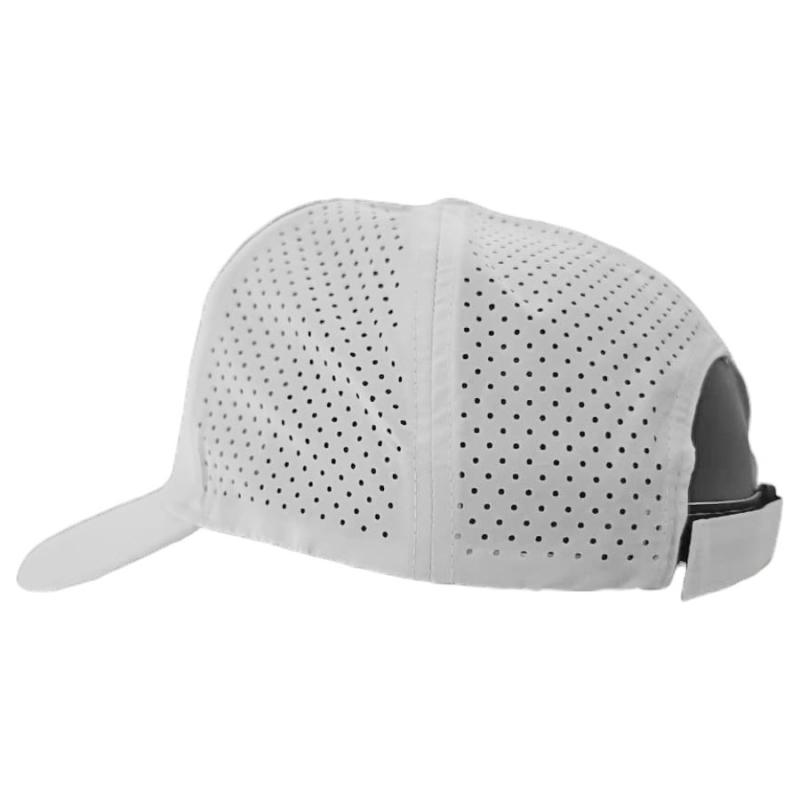 Gorra Bullpadel Blanca Parche Negro