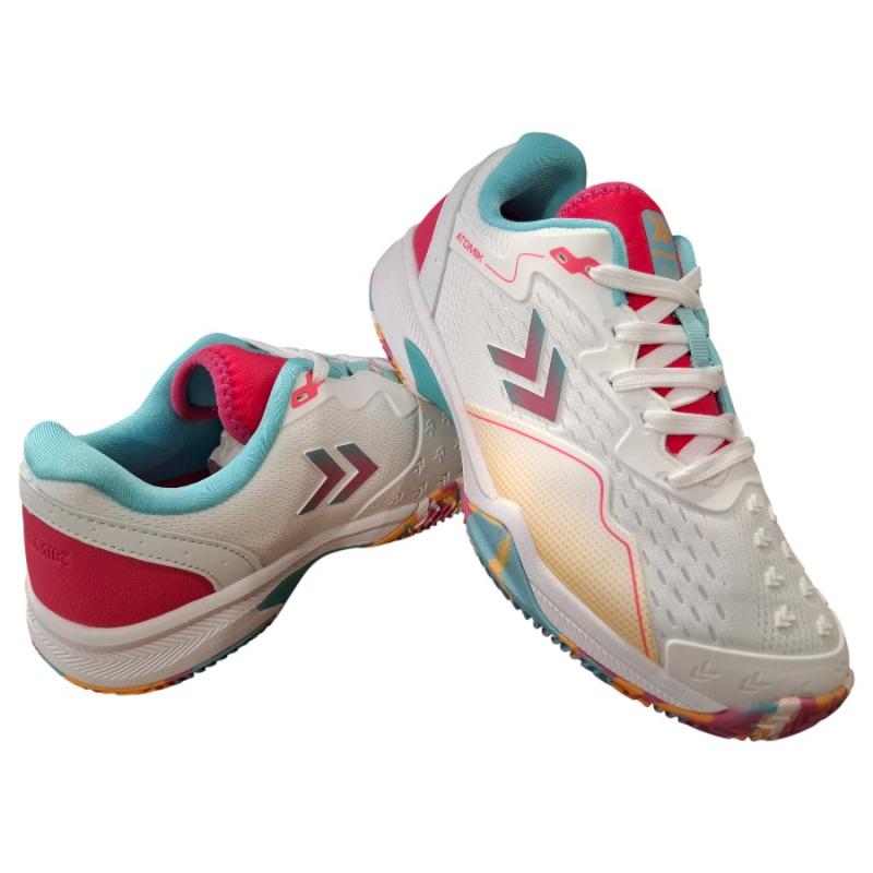 Zapatilla Atomik Padel Legend II Blanco/Fucsia dama