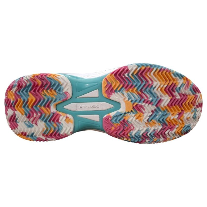 Zapatilla Atomik Padel Legend II Blanco/Fucsia dama