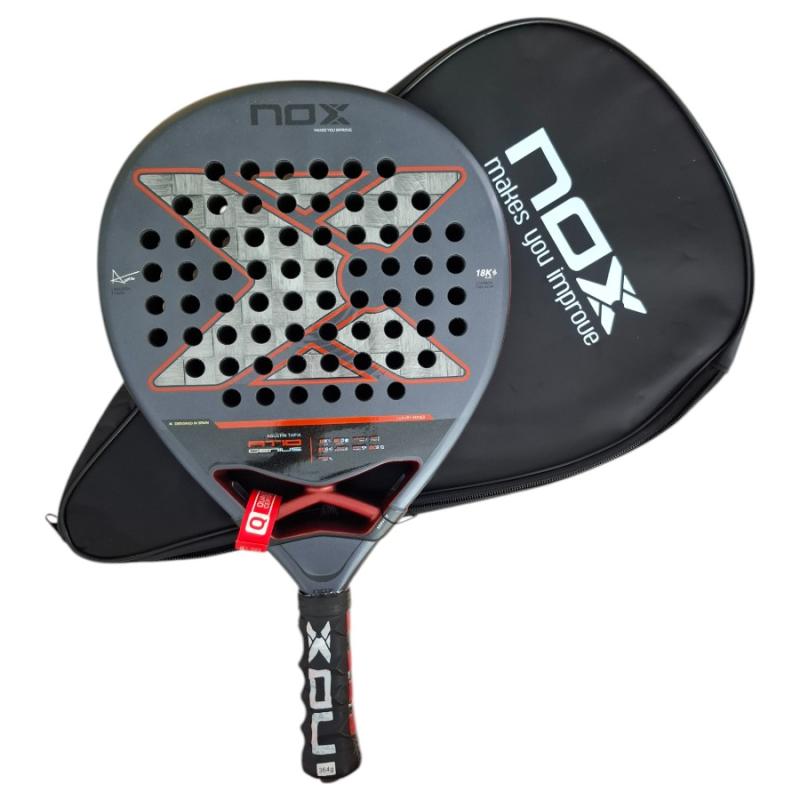 Pala de padel Nox AT10 Luxury Genius 18K 2025 - Agustin Tapia