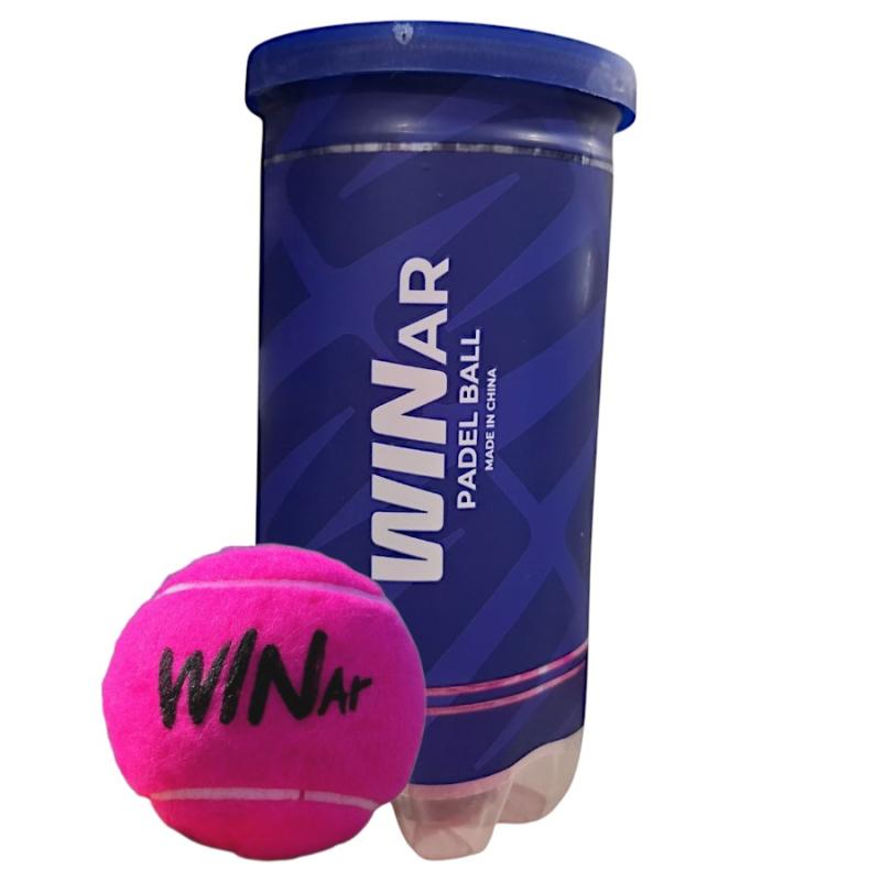 Pelota de padel WinAr Pink tubo x2