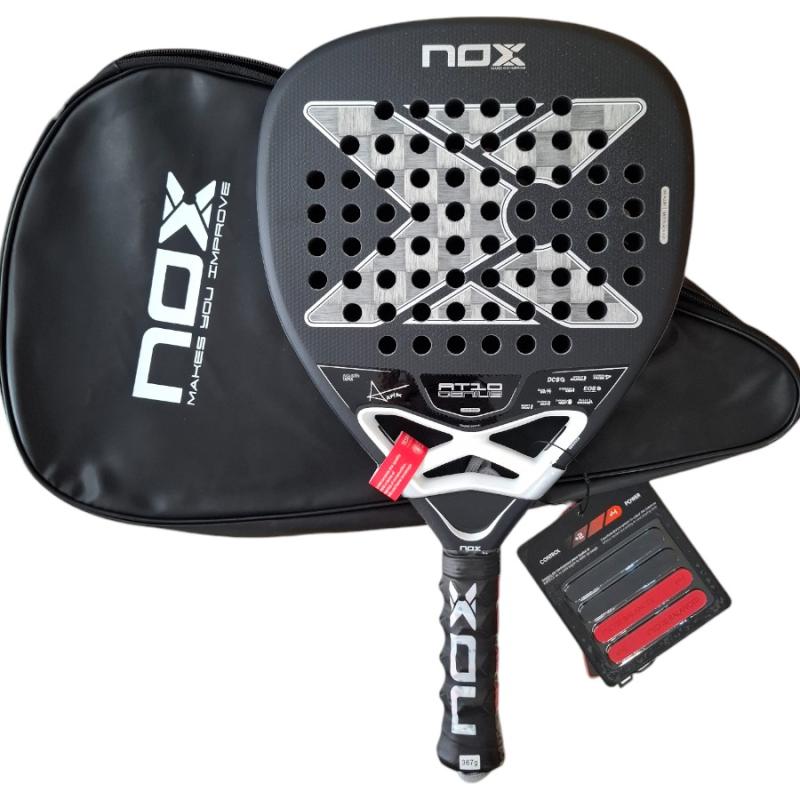 Paleta de padel Nox AT10 Genius Attack 18K Alum 2026 - Agustín Tapia
