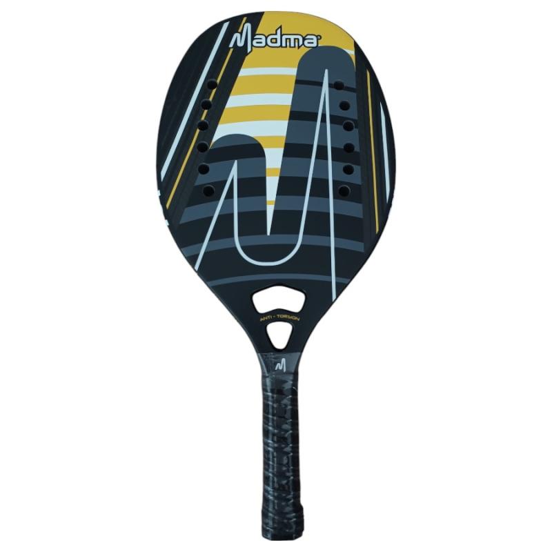 Paleta de Beach Tennis Madma Pro Label Carbono 3K Eva Soft