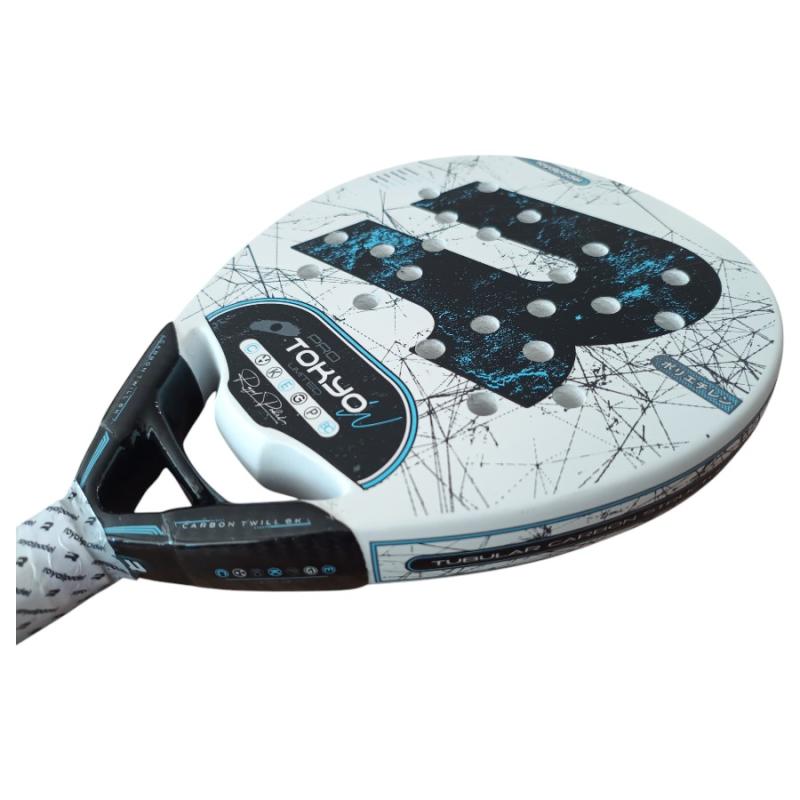 Paleta de padel Royal Tokyo White Blend 6K