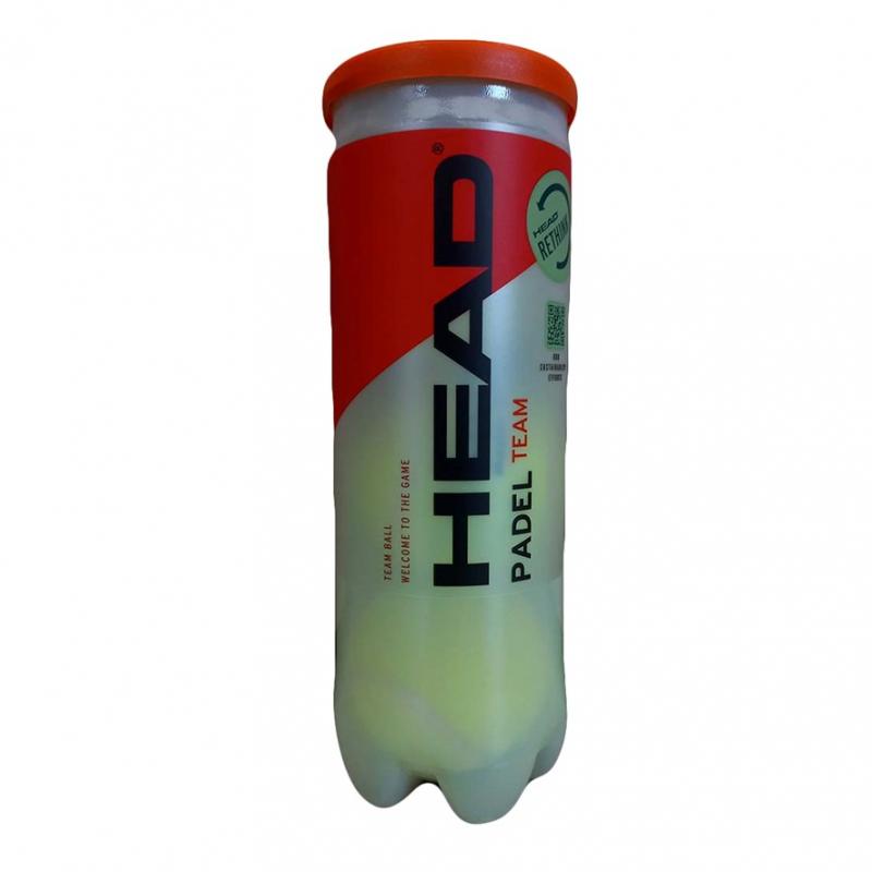 Pelota Head Padel Team tubo x 3 unidades