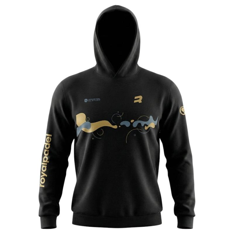 Buzo Royal Premier Mar del Plata negro/dorado caballero